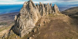 Скалолазание в Азербайджане, гора Бешбармаг